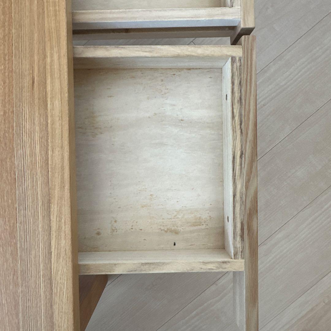 無印良品　オーク材ローテーブル　90×60×35
