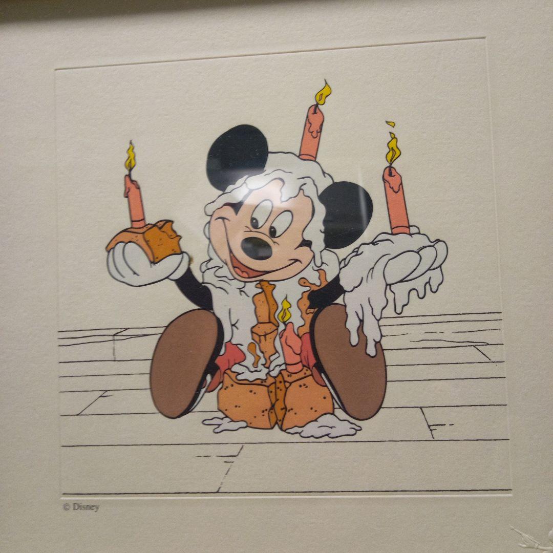 デイズニートレジャーズ　ミッキアート　セル画　大きさ　正方形27、5cm