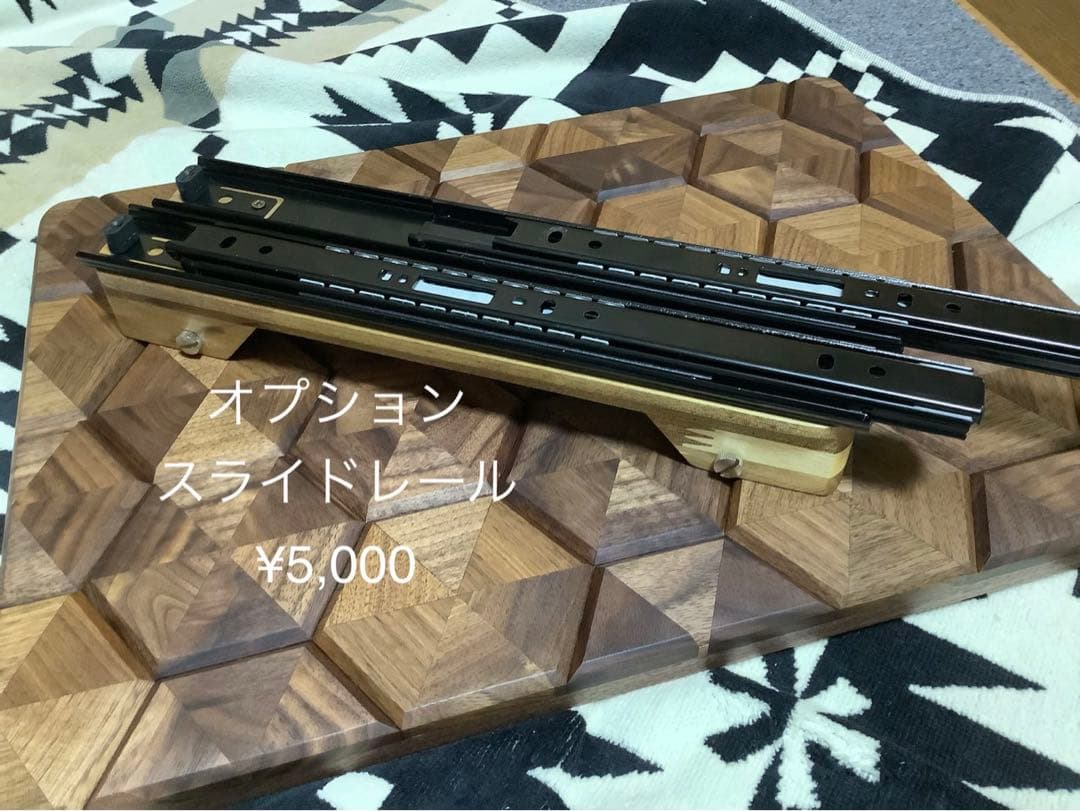 シェルフコンテナ25サイズ ヘキサゴン柄143 ウォールナット寄木