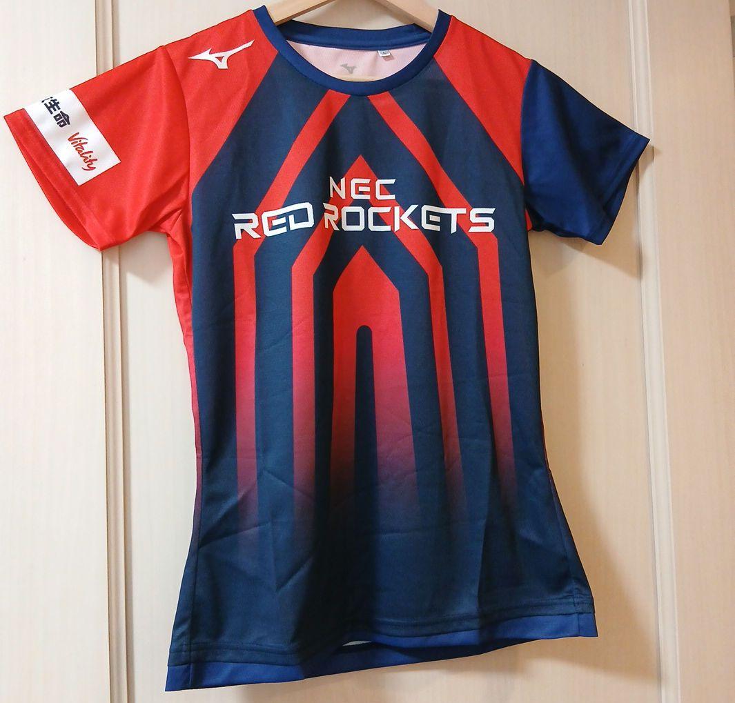 NEC Red Rockets バレーボール　プラクティスシャツ