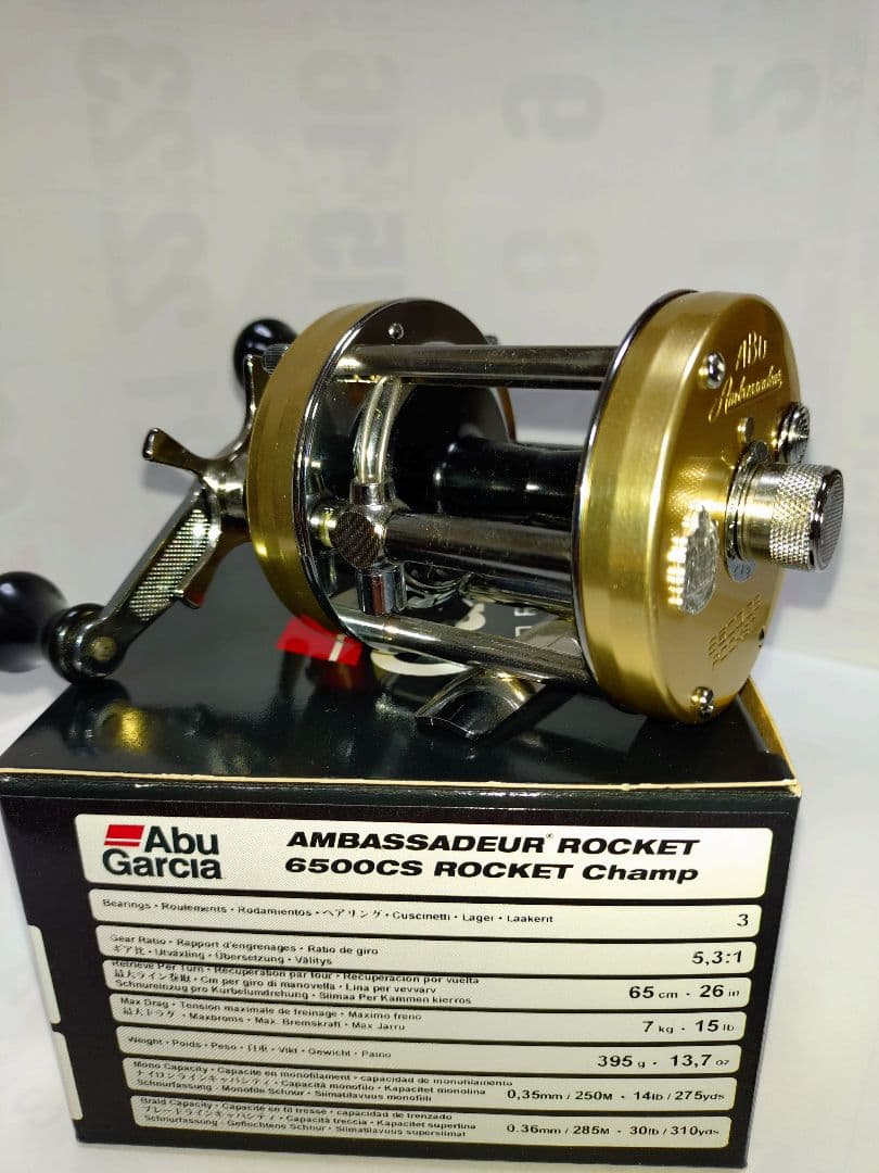 Abu Garcia 6500CS ROCKET Champ 両軸リール