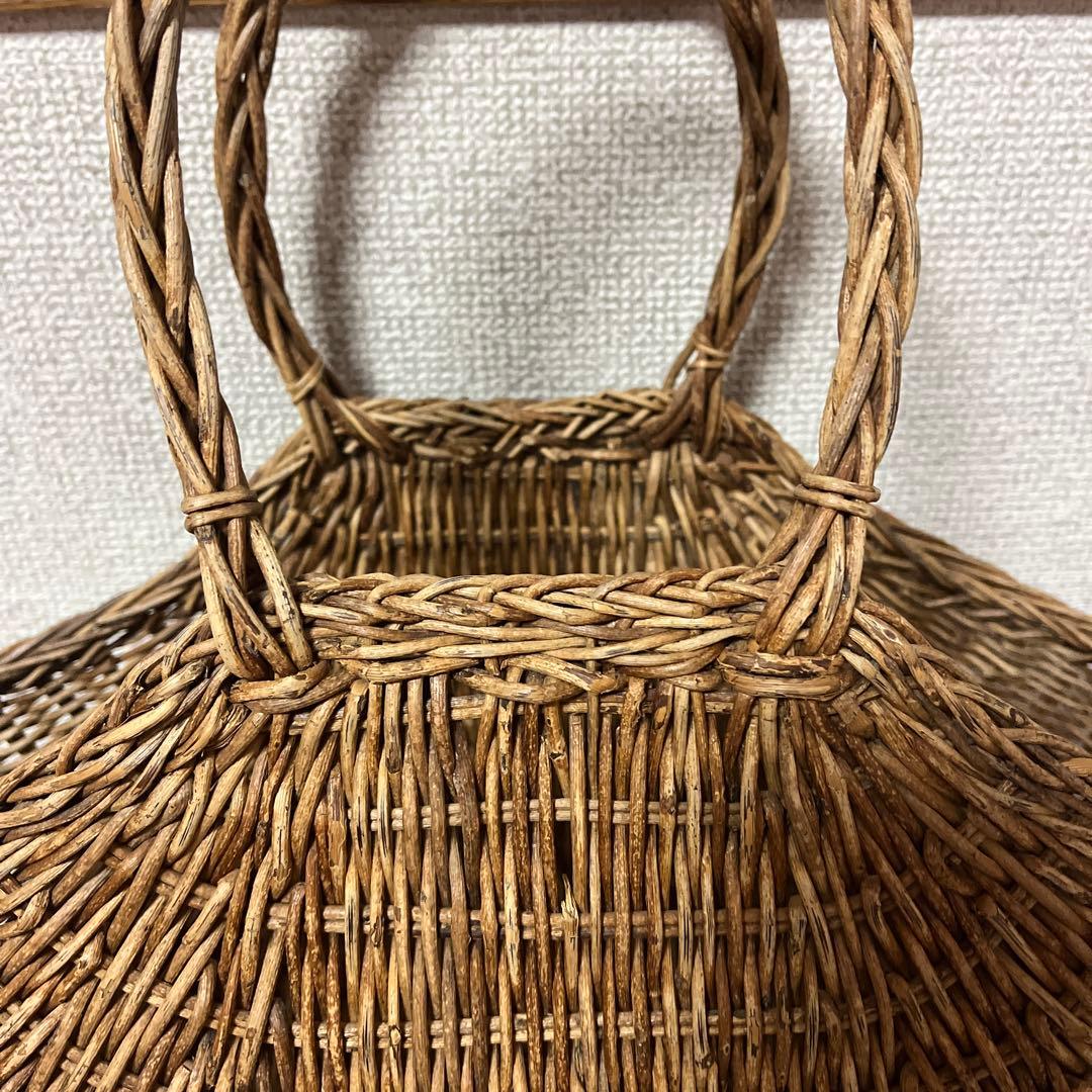あけび籠バッグ　バスケット 中型