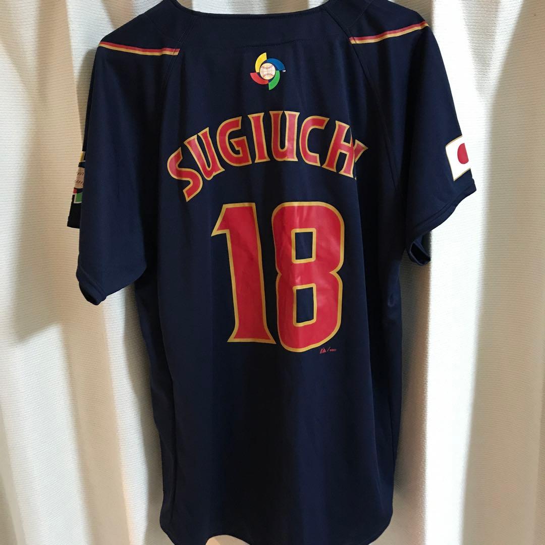 WBC2013日本代表 背番号18 杉内俊哉 未使用　ネイビー　侍ジャパン