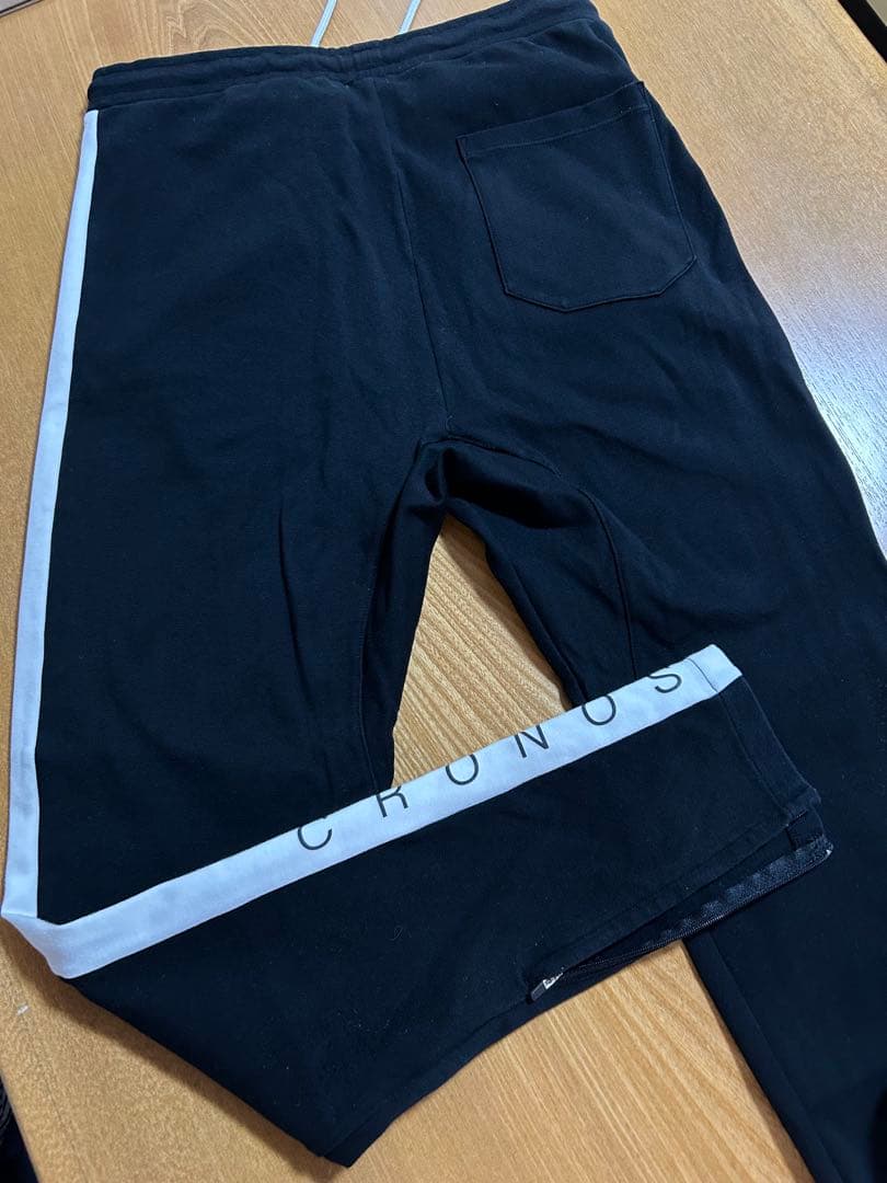 CRONOS ブラックトレーニングパンツXL