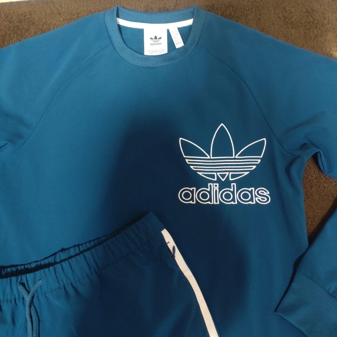 adidas Originals ジャージ上（М）下（O）セット 青