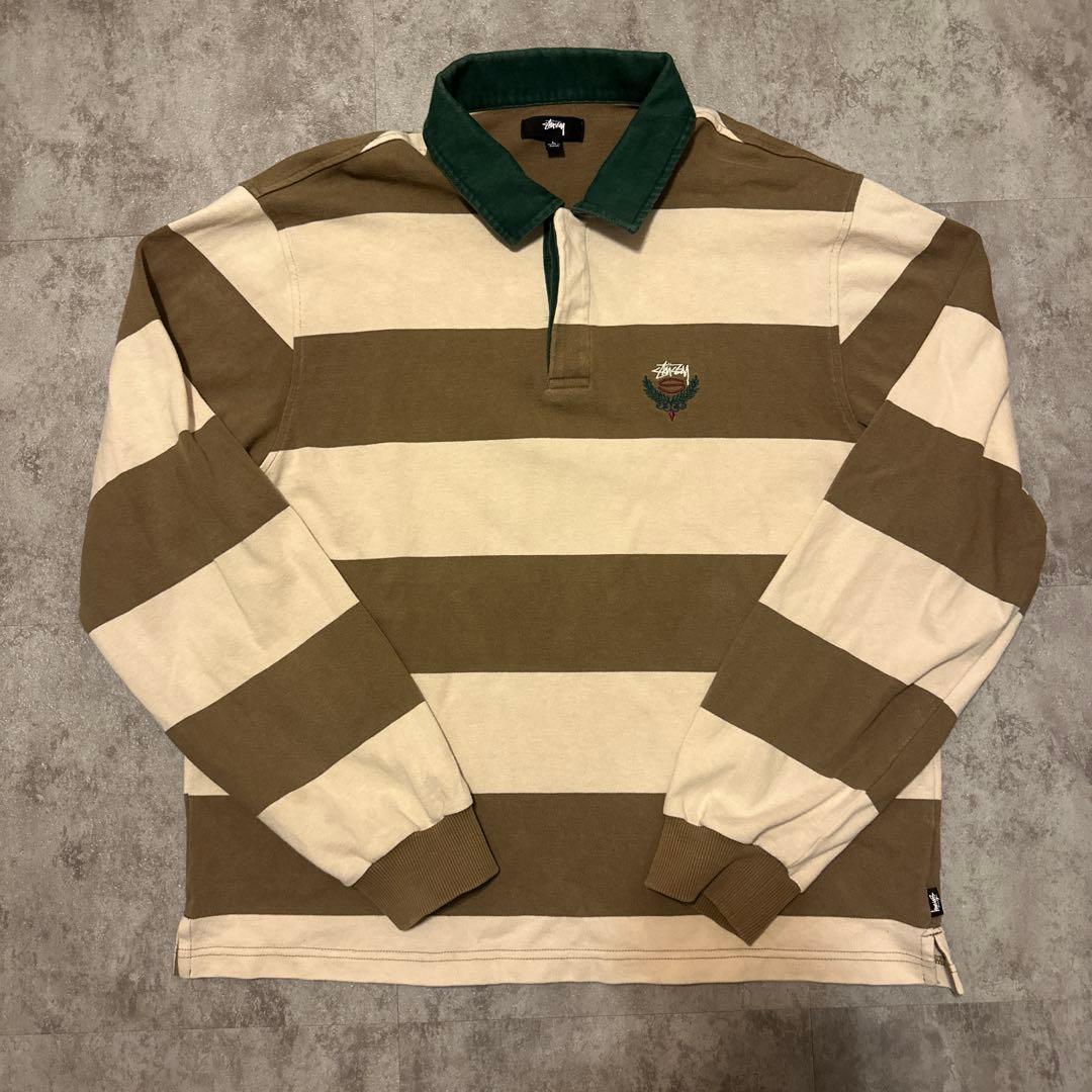 Stussy ストライプ ラガーシャツ