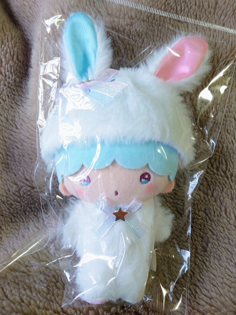 ❤リトルツインスターズ✨️白うさぎ むにゅぐるみマスコット 2個セット♪❤