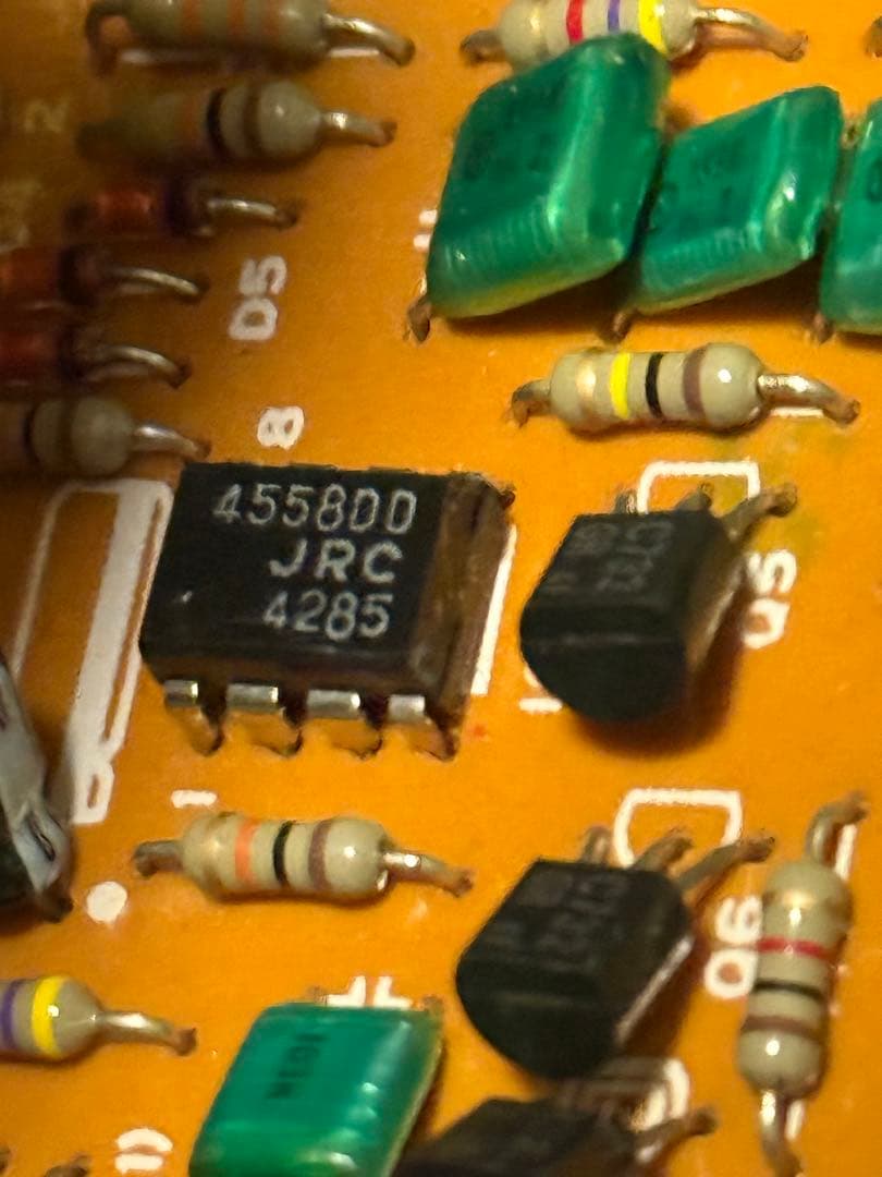 BOSS SD-1 1985年黒ラベル MADE IN JAPAN 4558DD