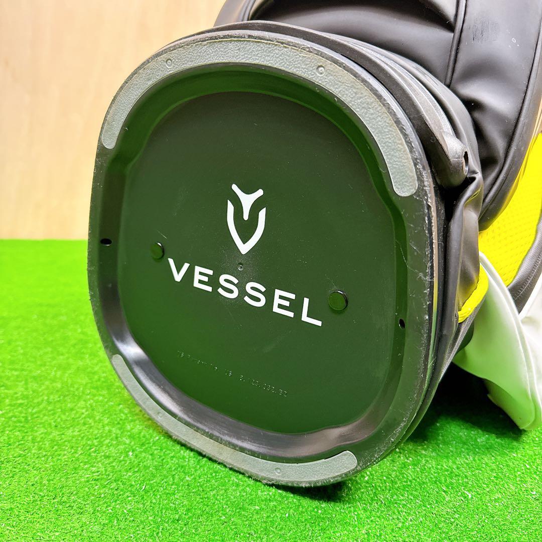 Vessel ベゼル キャディバッグ スタンド式 高級 合皮 希少 3.0