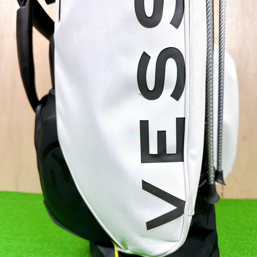 Vessel ベゼル キャディバッグ スタンド式 高級 合皮 希少 3.0