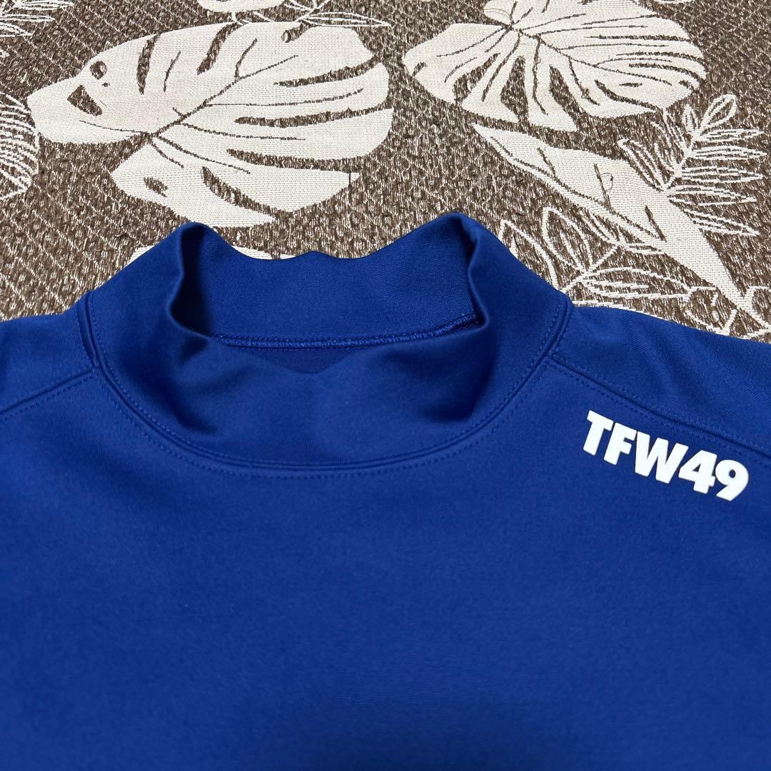【TFW49】サイドメッシュ モックネック Tシャツ　メンズXL