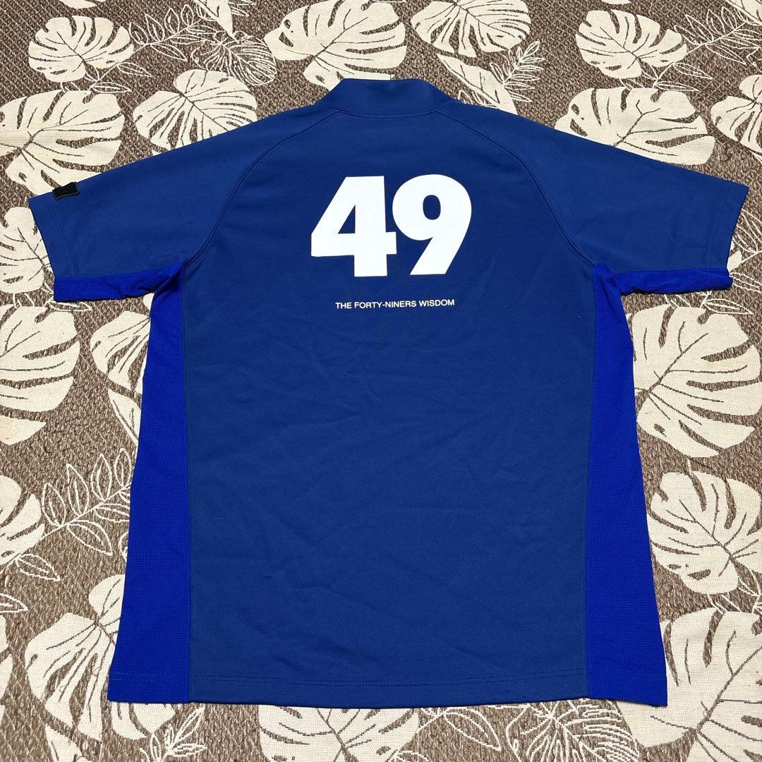 【TFW49】サイドメッシュ モックネック Tシャツ　メンズXL