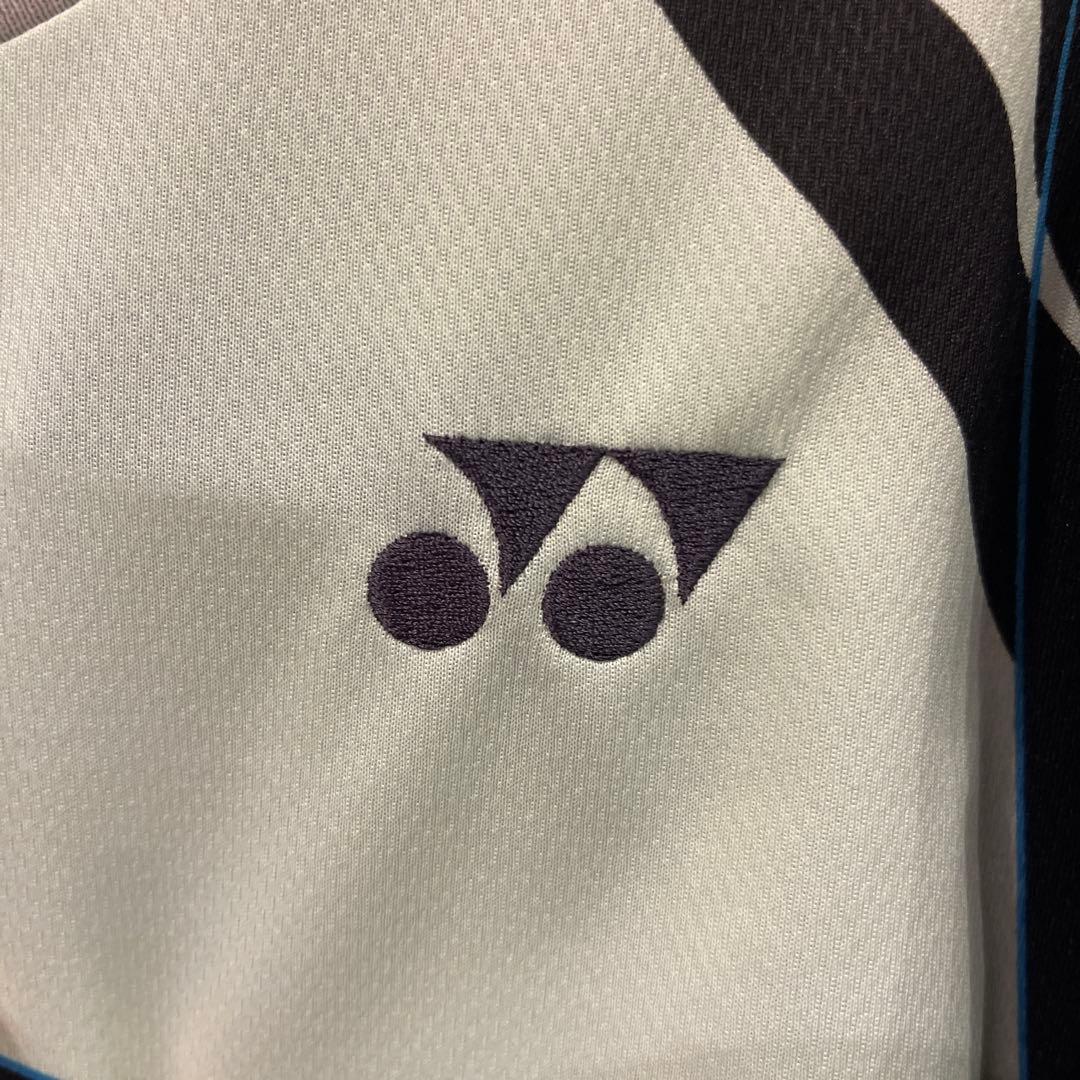 YONEX バドミントンシャツ JP M ホワイト/グリーン新品タグ付き廃盤商品