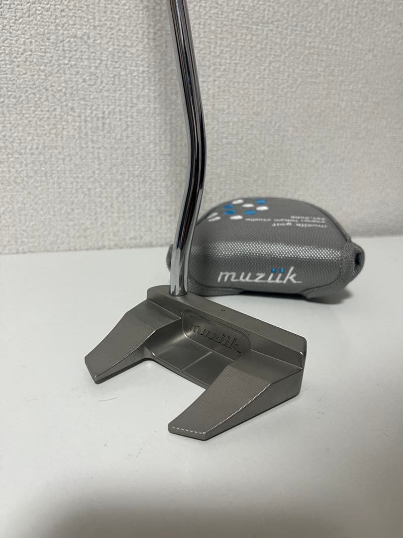 muzik パター ヘッドカバー付き