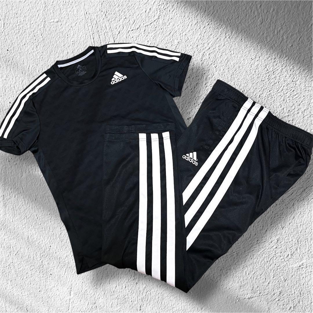 美品　adidas アディダス　Tシャツ　パンツ セットアップ　パンツLサイズ