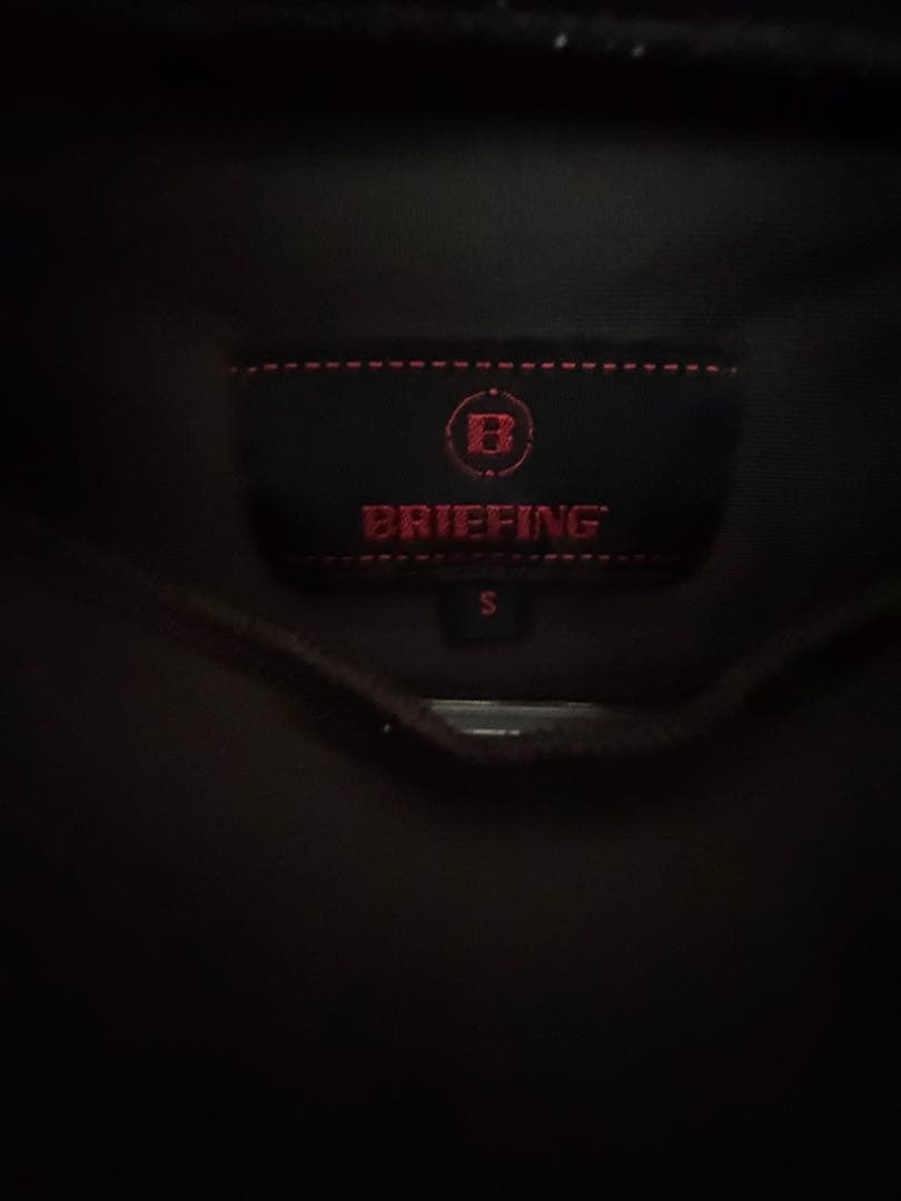 BRIEFING ダークグレー ハイネックシャツ