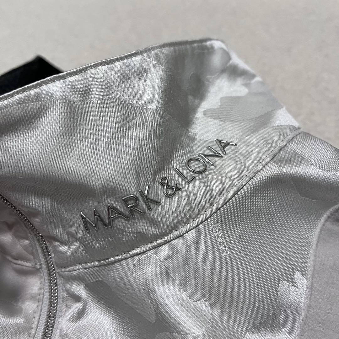 MARK & LONA ゴルフ メンズ長袖 ハーフジップ カットソー グレー L