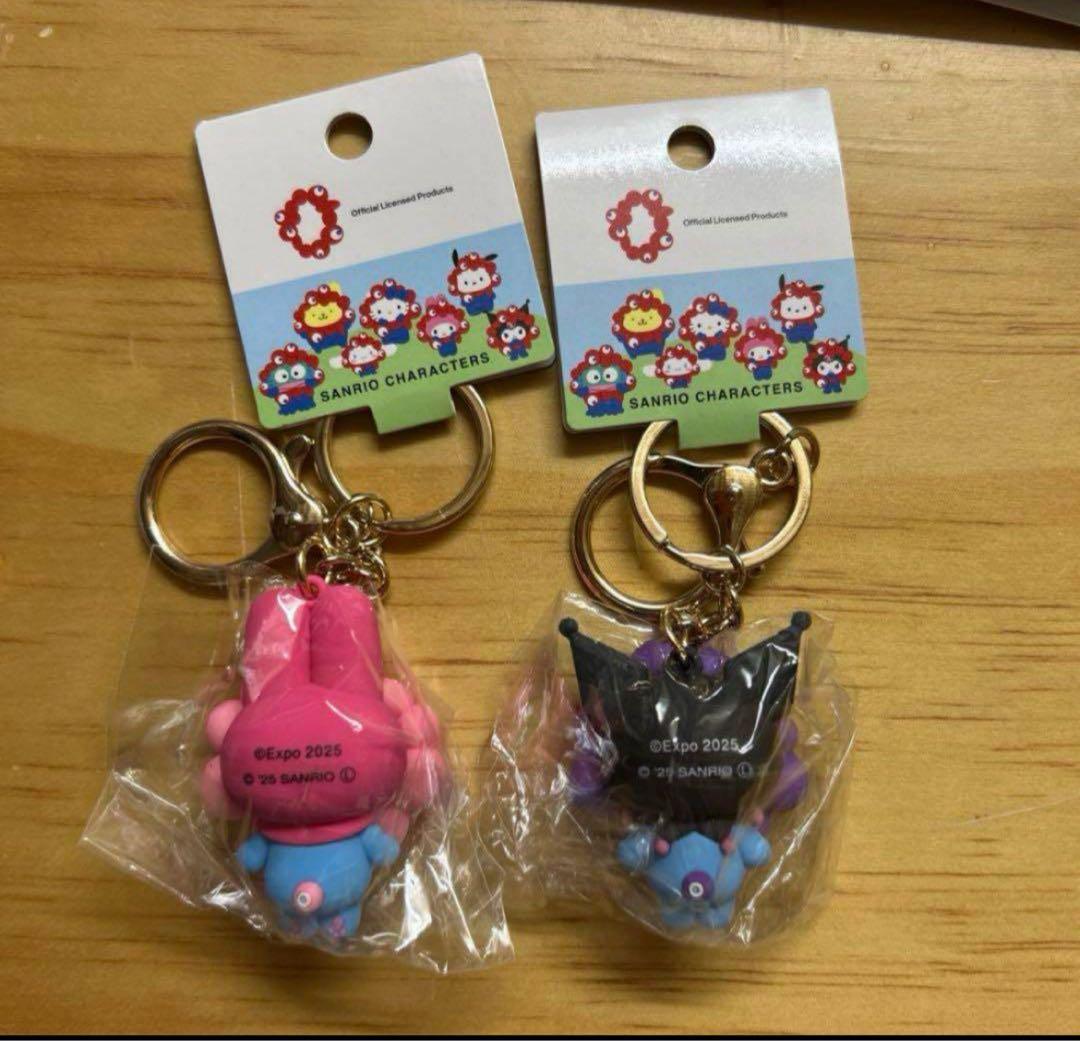 ミャクミャク マイメロディー クロミ サンリオ コラボ キーホルダー