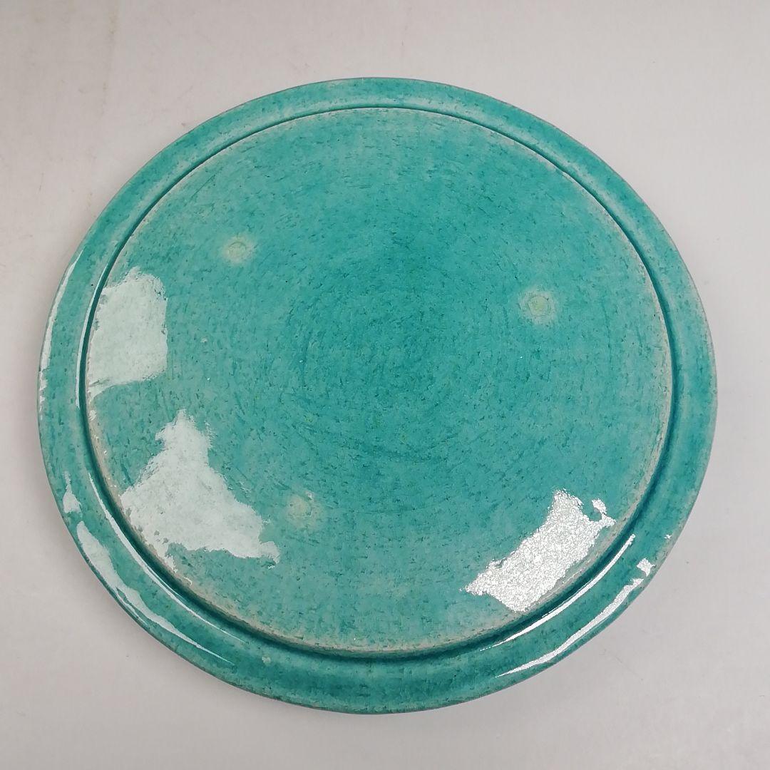 Ｗ２６１　水指　『唐草文』『七世　吉向蕃斎 造』　共箱　茶道具