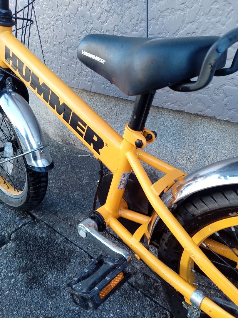 HUMMER 子供用自転車 イエロー 16インチ引取限定