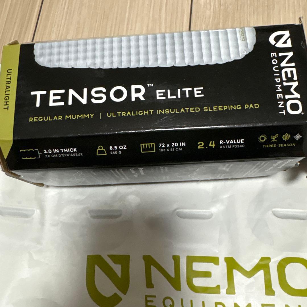 美品NEMO TENSOR Elite レギュラーマミー　スリーピングマット