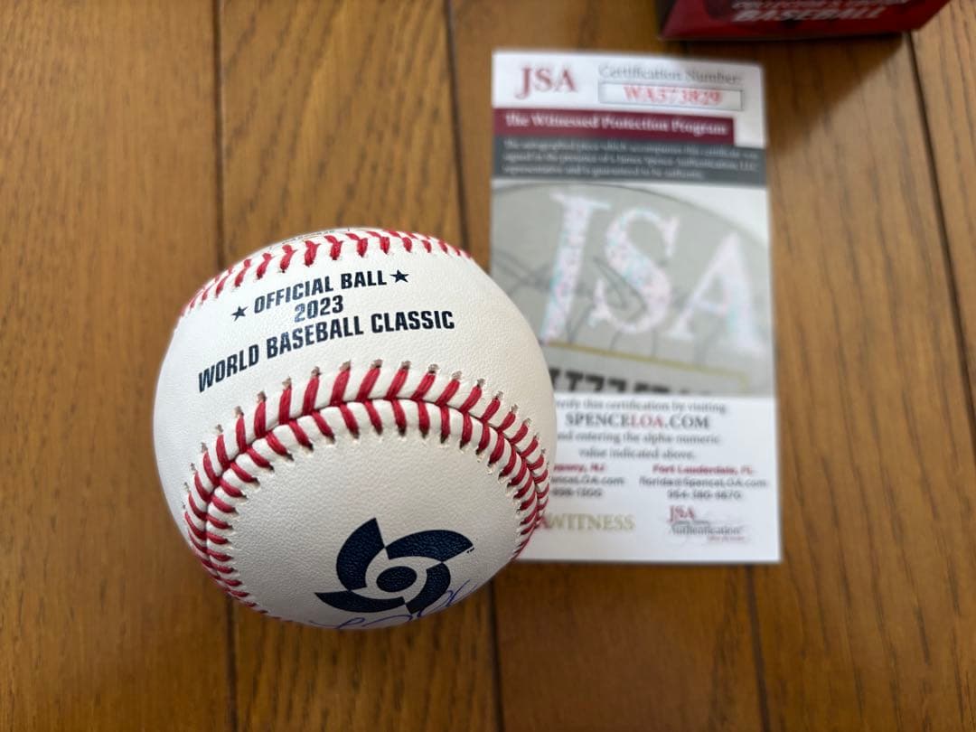 公式　証明書付　侍ジャパン　WBC ラーズ・ヌートバー 直筆サインボール