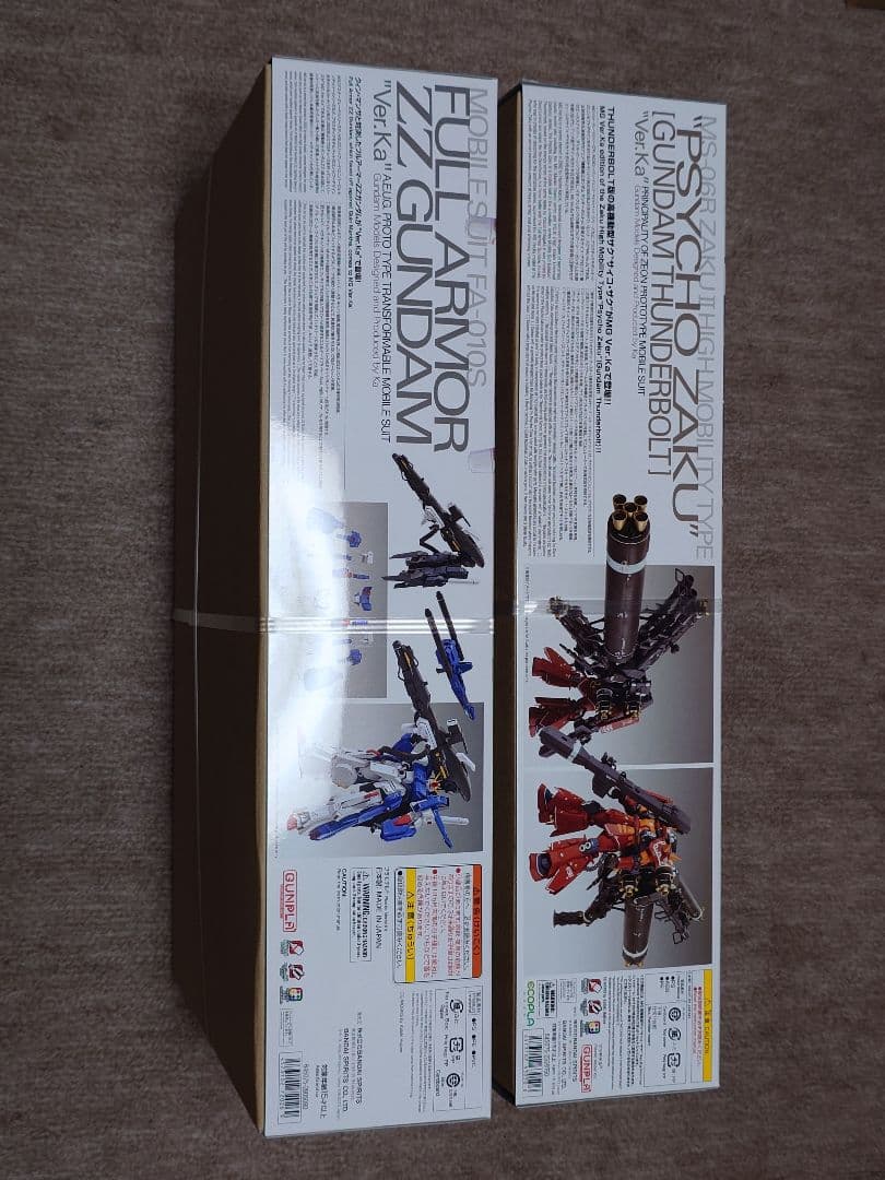 MG フルアーマーZZガンダム Ver.Ka MGサイコ・ザク” Ver.Ka