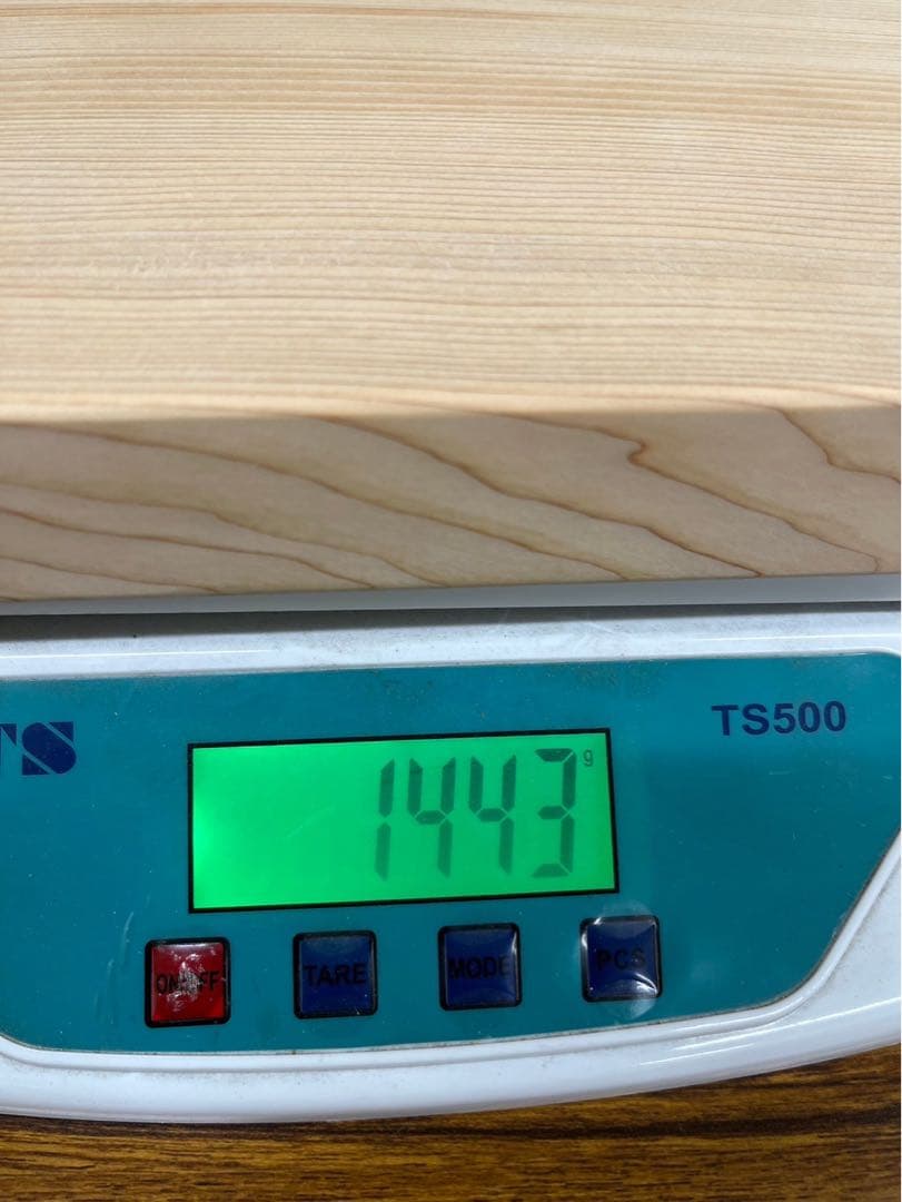 [即購入OK]天然木曽檜　柾目まな板　総赤身　最上　無垢材一枚物　新品未使用
