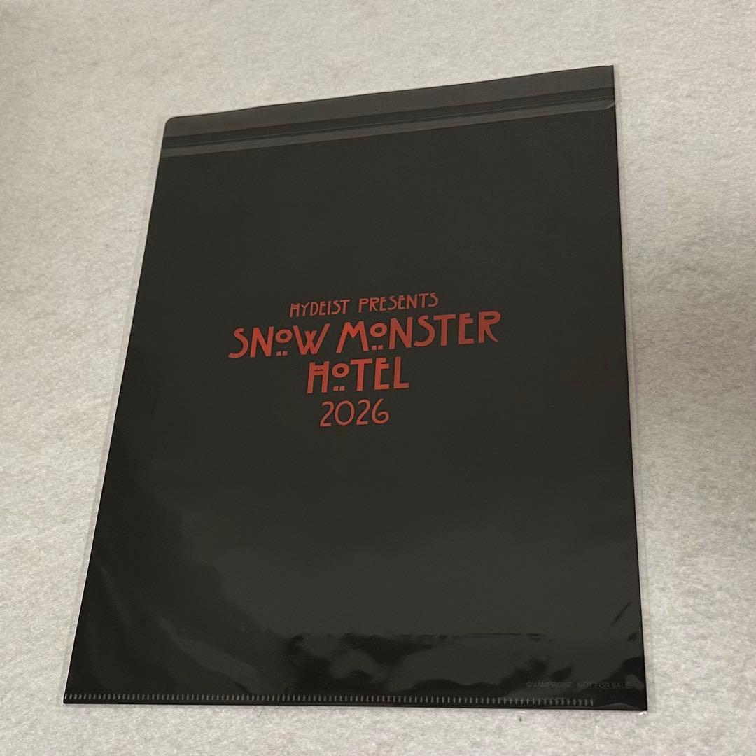 HYDE  MONSTER HOTEL 2026 クリアファイル 苗場