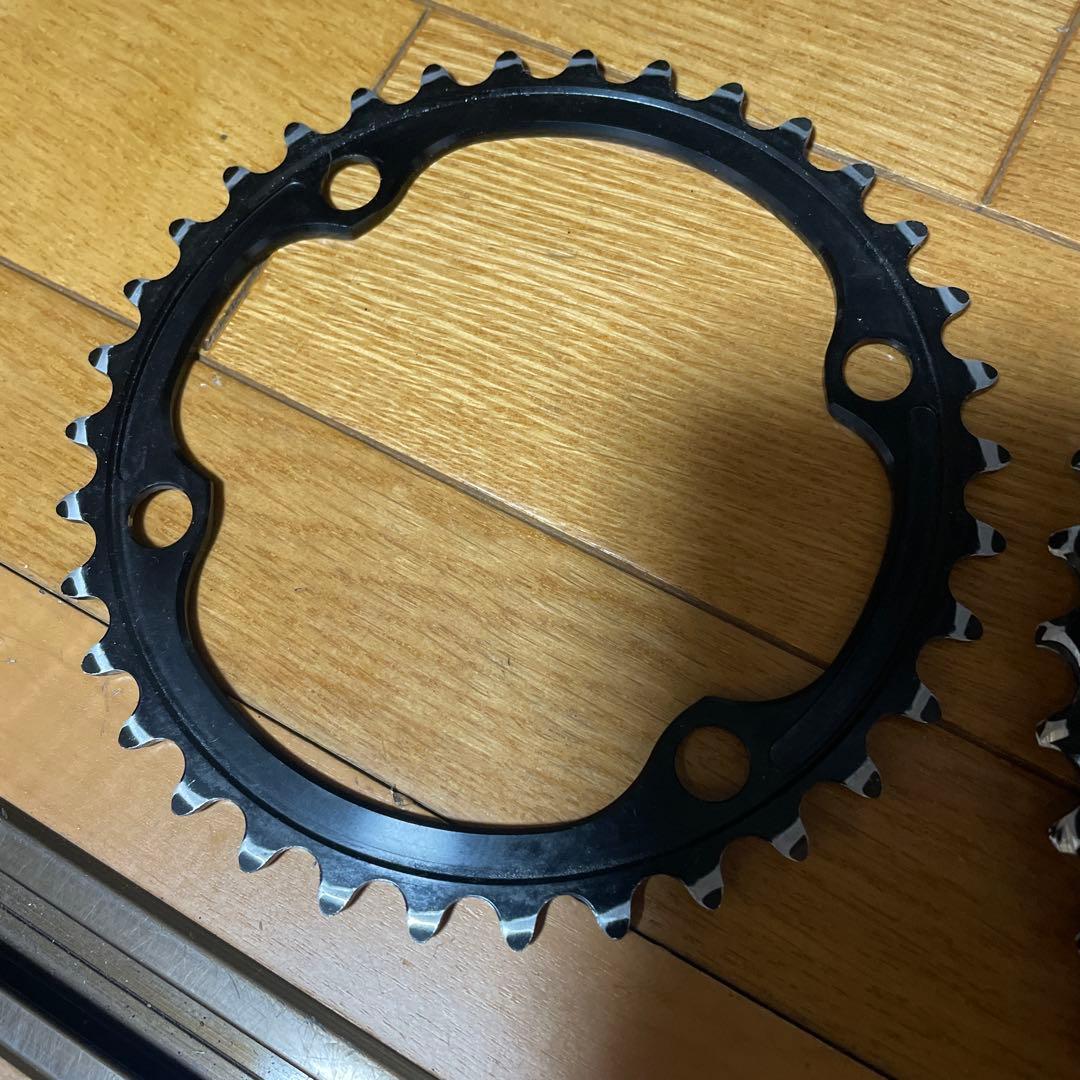 シマノ　DURA-ACE FC-09 11S 50-34 チェーンリング中古品
