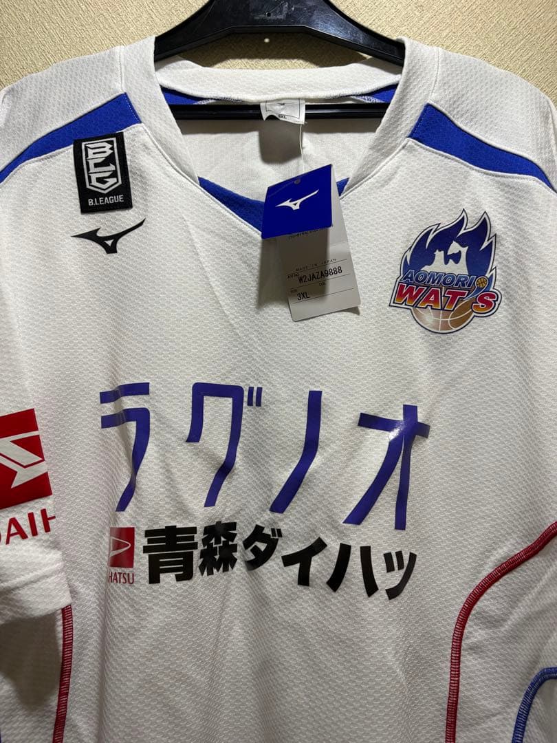 レア！新品　青森ワッツ 背番号22 ミズノ 3XL