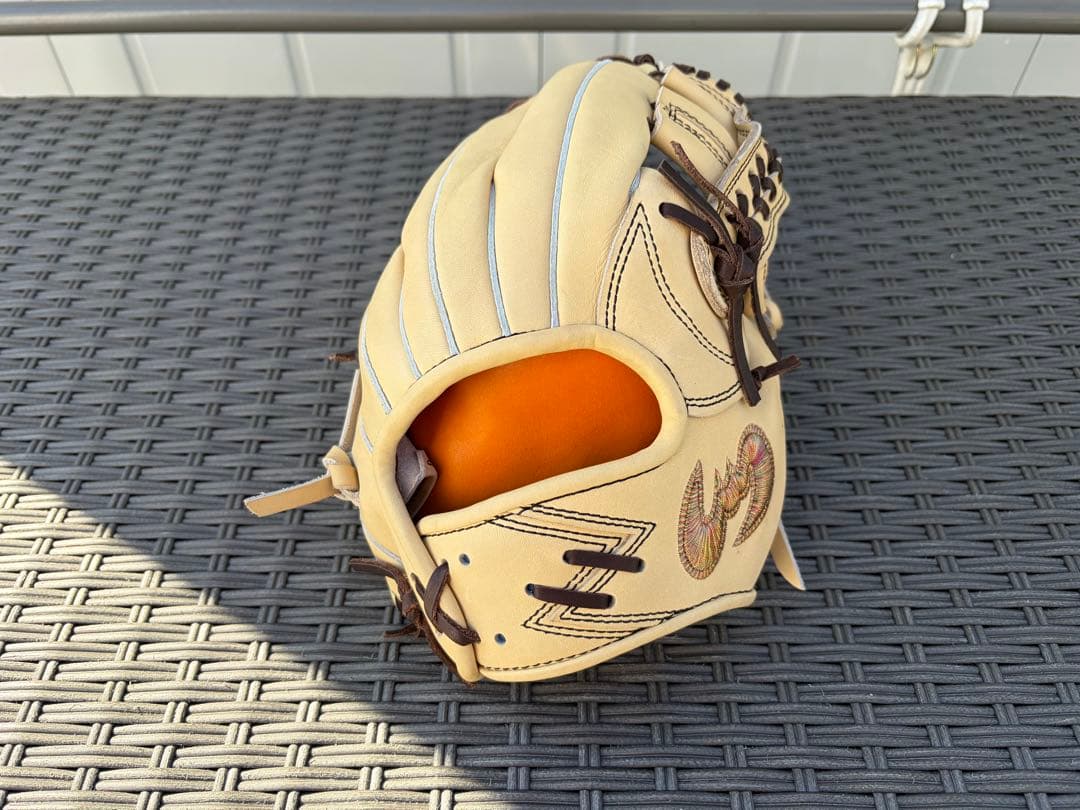 ジームス 軟式 グローブ 内野手用 三方親 メーカー湯もみ型付け済