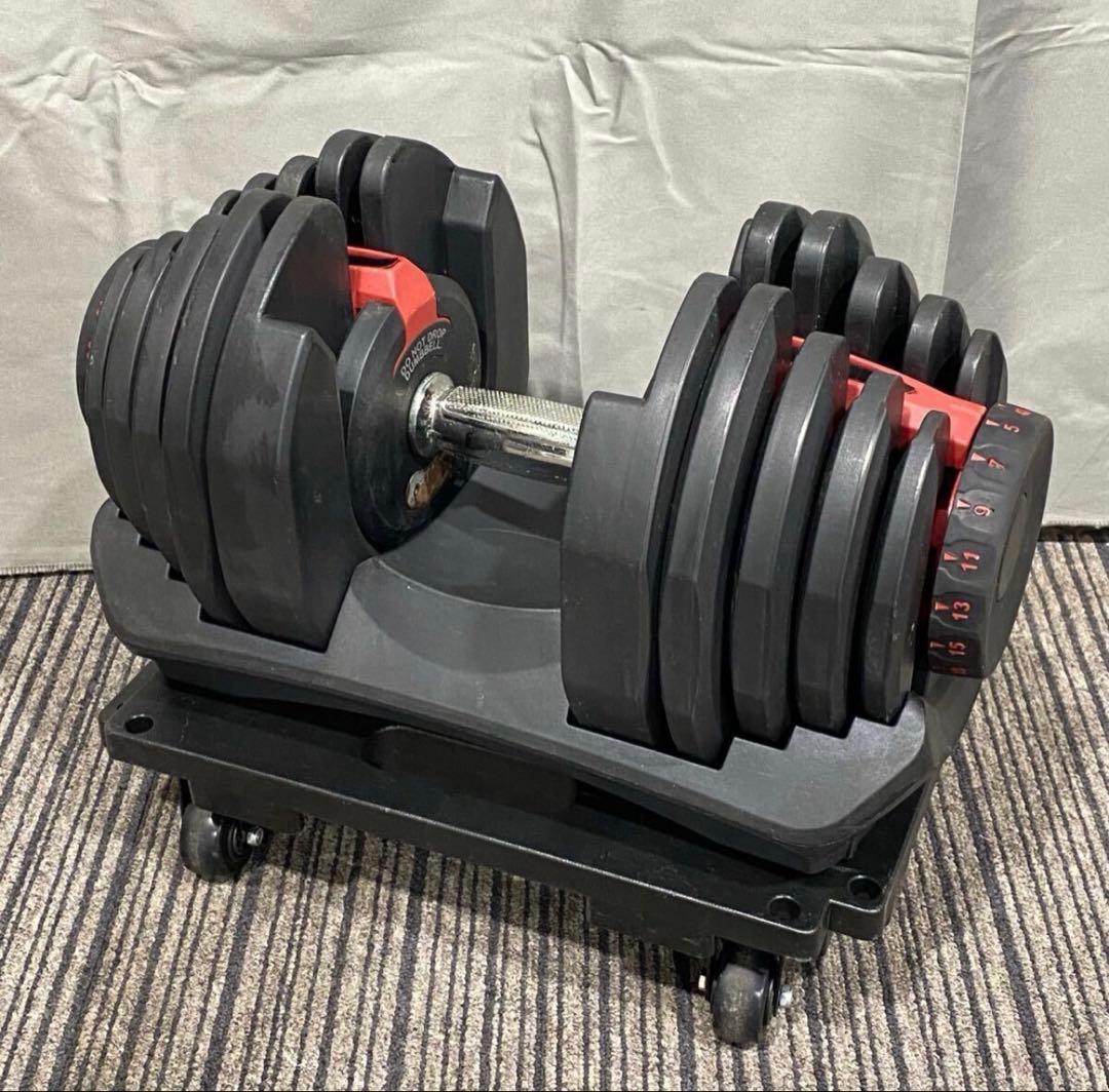 可変式ダンベル ダイヤル式 変化式 5〜40kg 17段階 トレーニング用