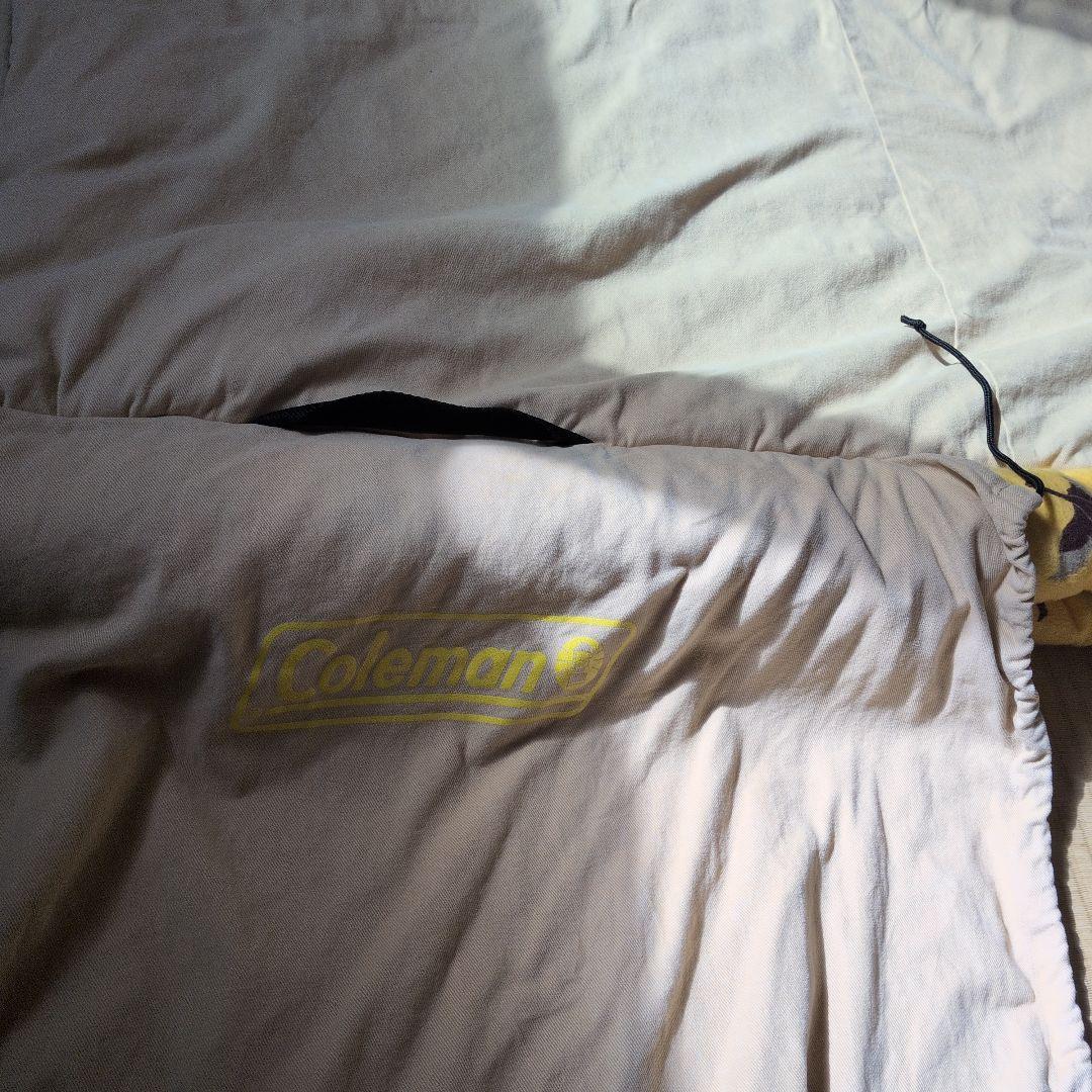 Coleman Vintage コールマン 　寝袋　シュラフ　鳥　イエロー