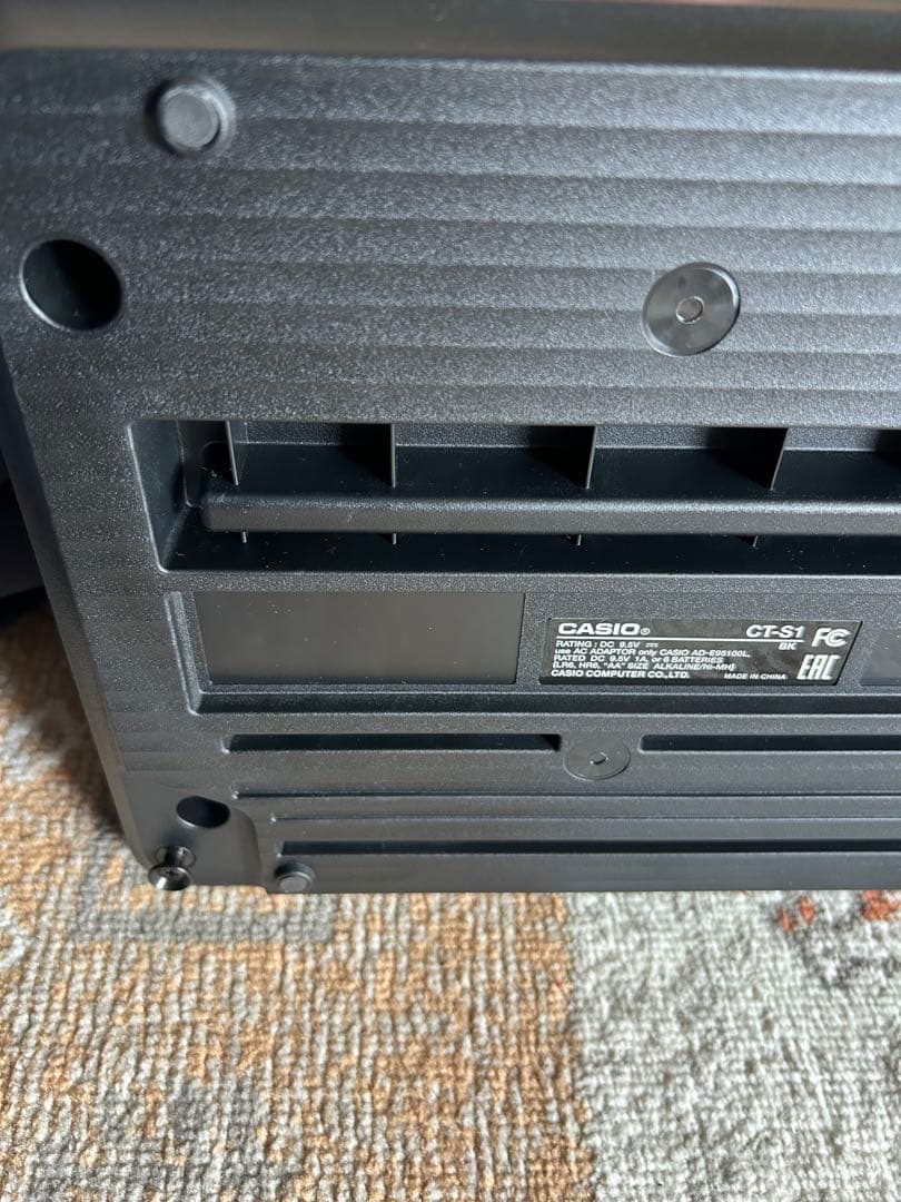 CASIO CT-S1 61鍵 ブラック 電子ピアノ