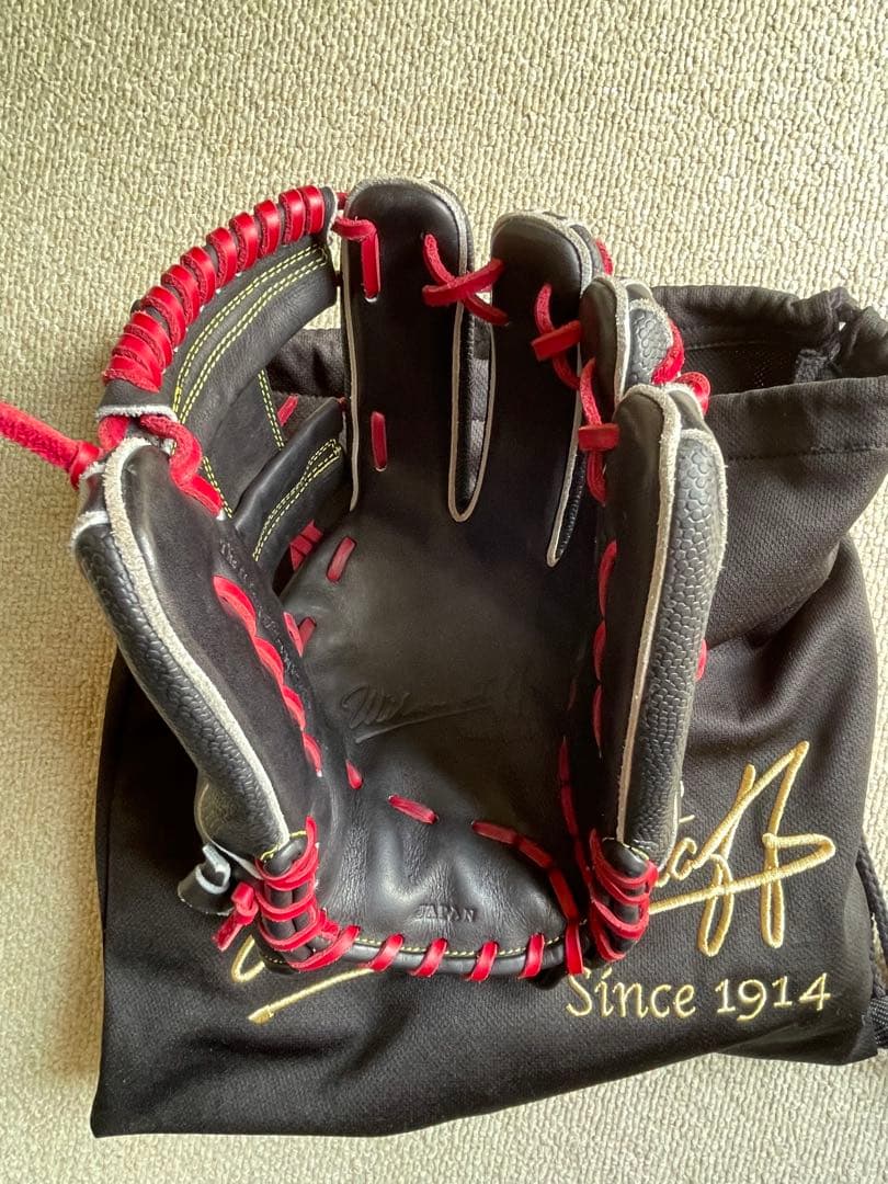 Wilson 87型 軟式グローブ バンスポ型付け済み　レベル交換