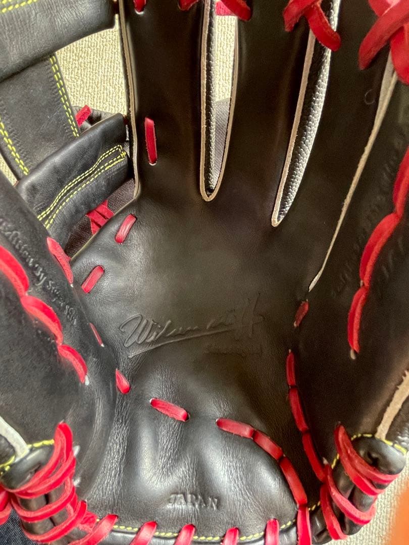Wilson 87型 軟式グローブ バンスポ型付け済み　レベル交換