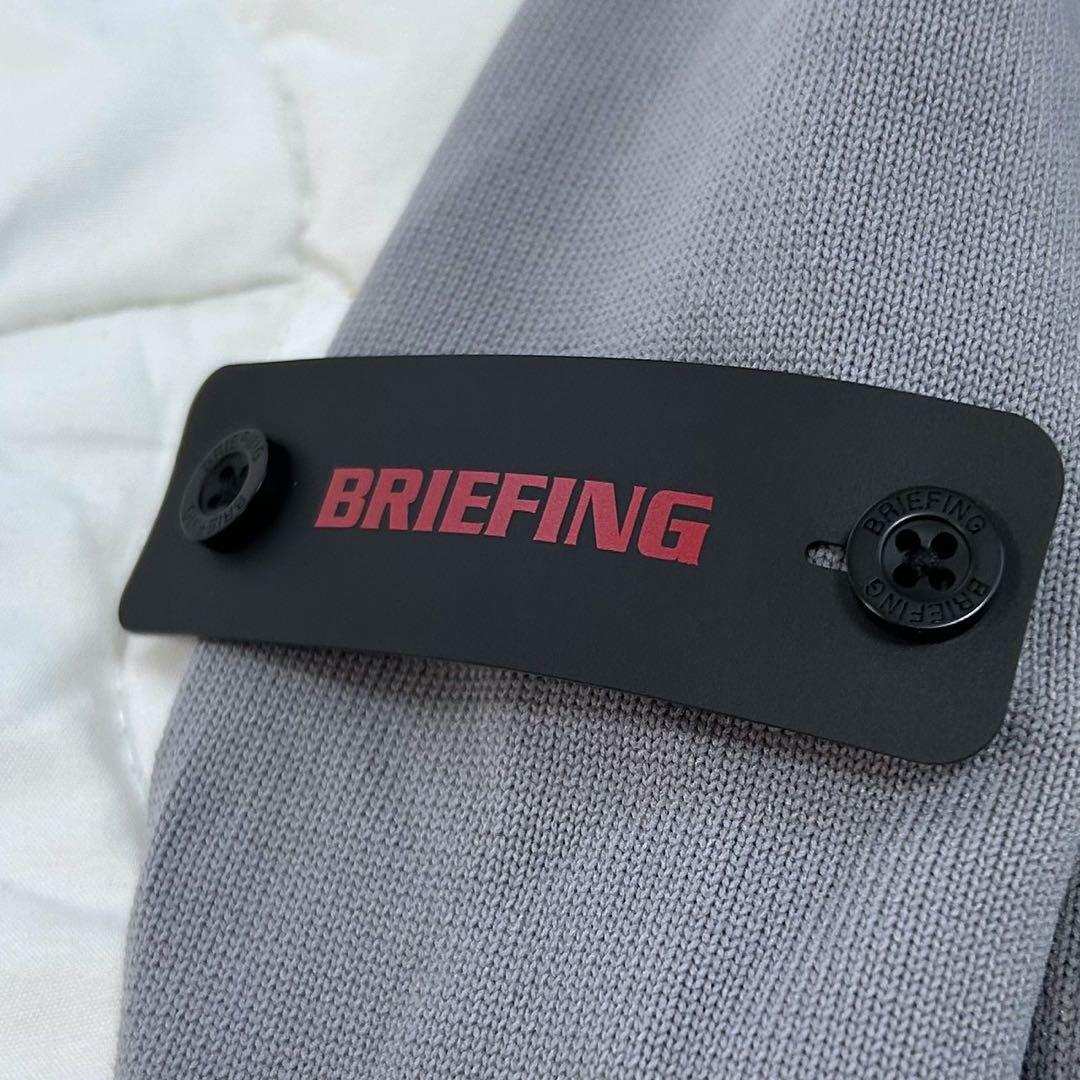 美品 BRIEFING ブリーフィング CREWNECK KNIT