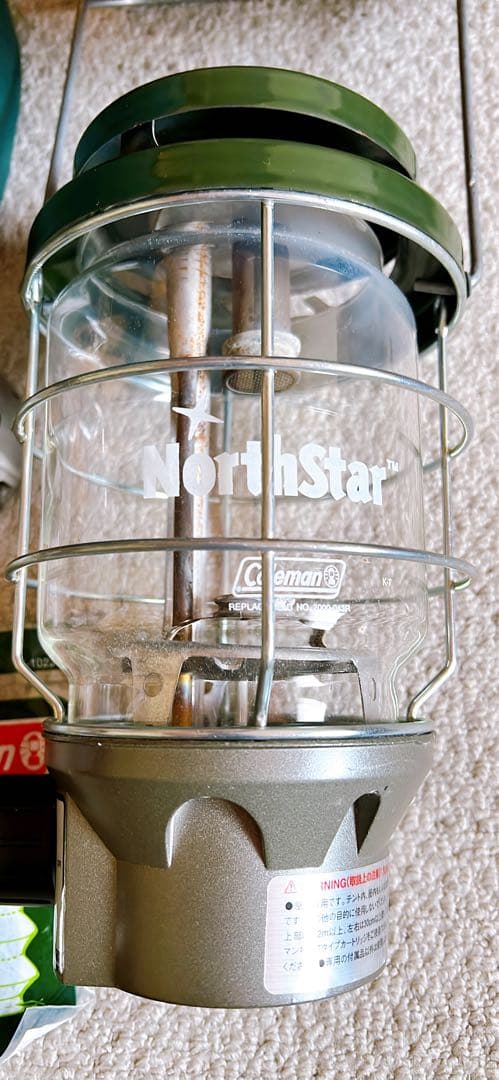 Colemanノーススター2500ガスランタン2500-790Jケースマントル付