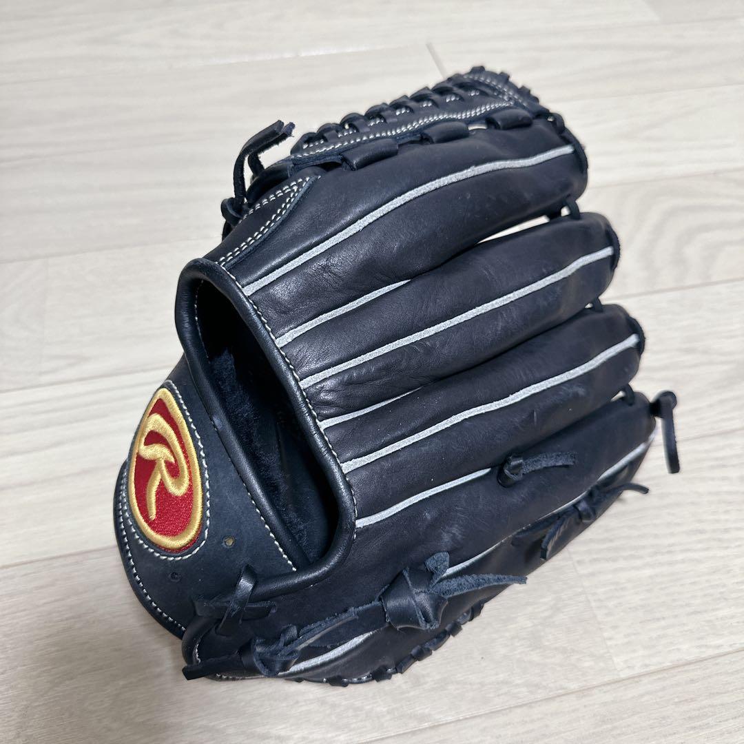 【美品】Rawlingsローリングス 左投げ用グローブオールラウンド用　デカロゴ