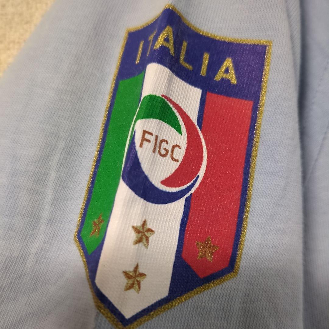 サッカーイタリア代表 2008 レースアップポロ シャツ