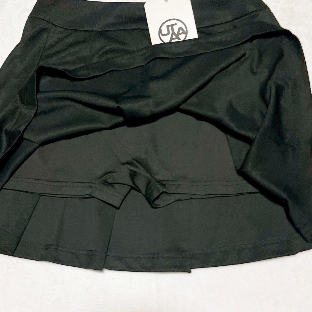 新品　UTAA　ユタ　ゴルフ　スカート　ブラック　Ｌ　インナーパンツ付
