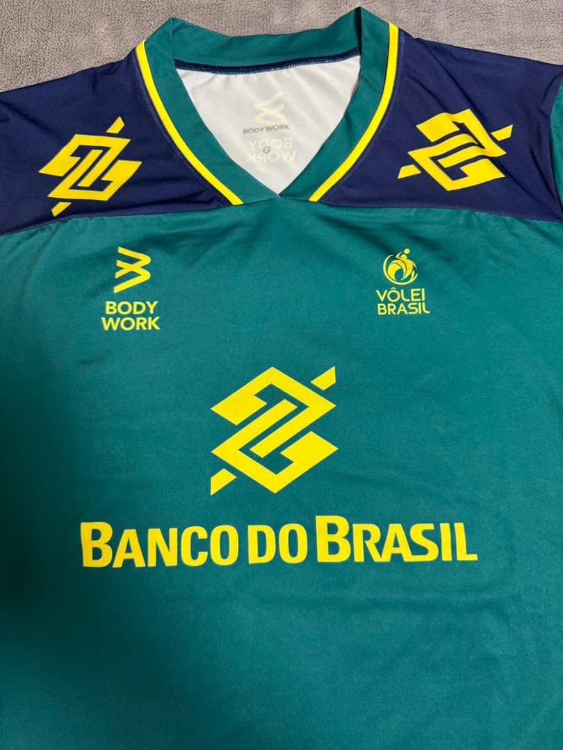 ブラジル代表 バレーボール トレーニングシャツ XLサイズ