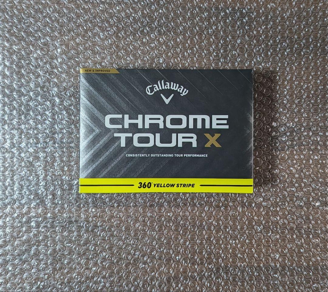 新品　キャロウェイ クロムツアーXイエロー 360°トリプルトラック　3ダース