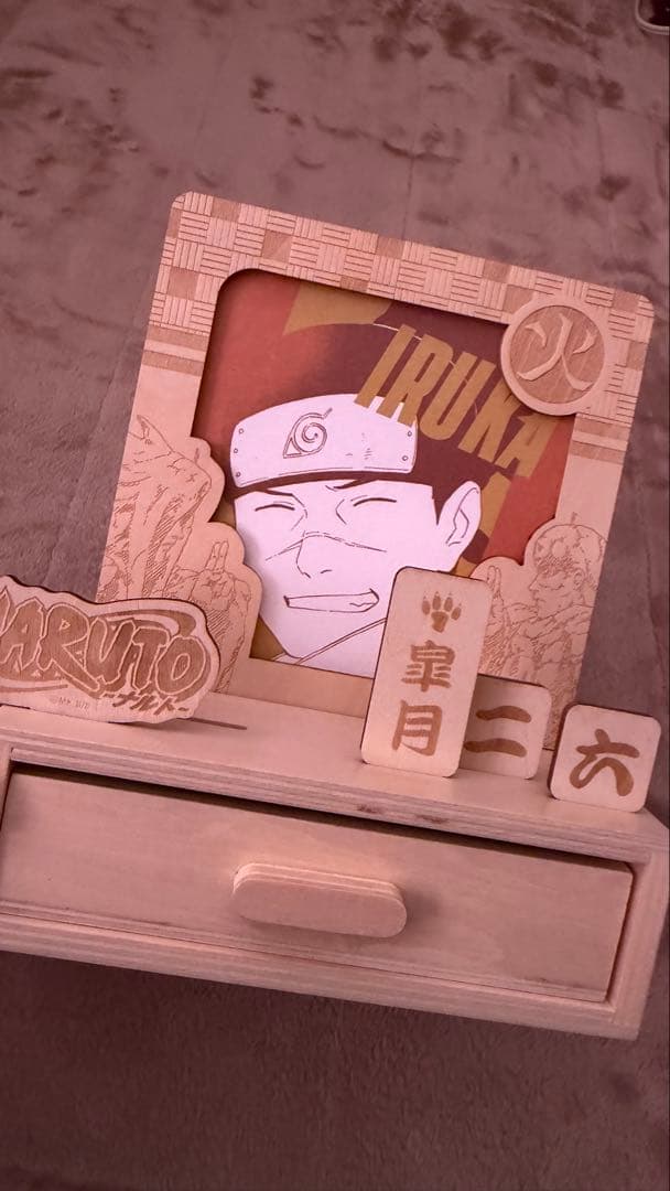 NARUTO ナルトコミックカレンダー2025 JCS限定木製スタンドカレンダー