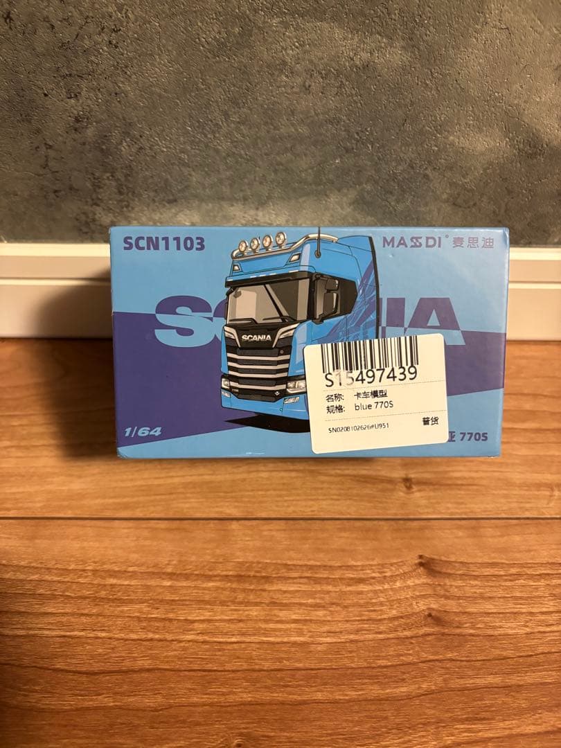 1/64 MASDI スカニア SCANIA 770S ブルー ダイキャスト