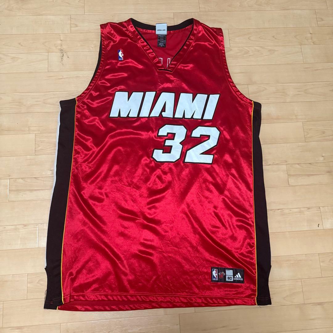 adidas NBA マイアミ・ヒート ユニフォーム 4XLシャキール・オニー