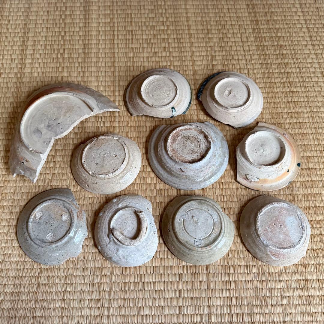 美濃 陶片 桃山時代 江戸時代 古美濃 志野 絵志野 織部 黄瀬戸 古美術 骨董