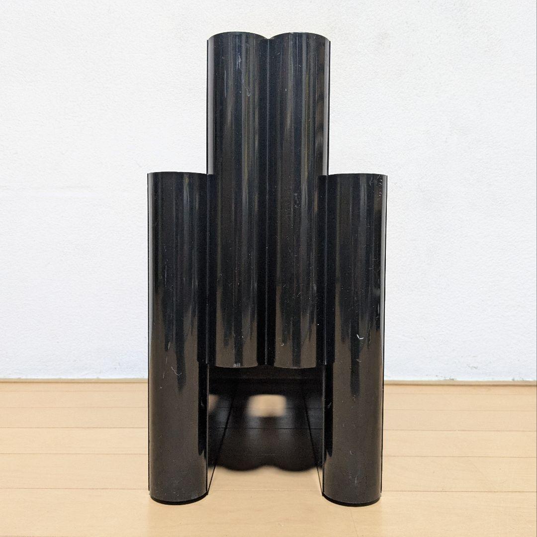 希少 Kartell カルテル ポルタリビステ マガジンラック ブラック ①