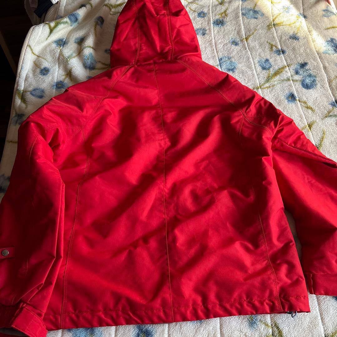 新品同様　エレッセ スキーウェアセット 赤 グレー　L